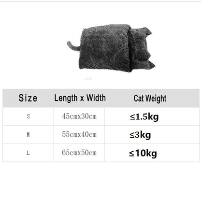 Cosy Winter Cat Bed with Pillow - Premium Pet products - Just €36.95! Shop now at San Rocco Italia
