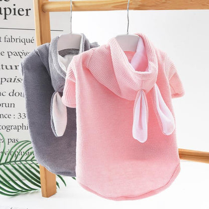 Cute Bunny Ear Hoodie For Small Dogs or Cats - Premium Pet products - Just €15.95! Shop now at San Rocco Italia