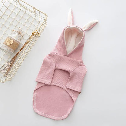 Cute Bunny Ear Hoodie For Small Dogs or Cats - Premium Pet products - Just €15.95! Shop now at San Rocco Italia