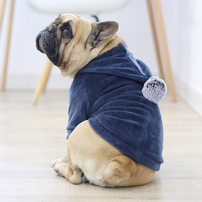 Plush Hoodie for Small/Medium Dogs or Cats - Premium Pet products - Shop now at San Rocco Italia
