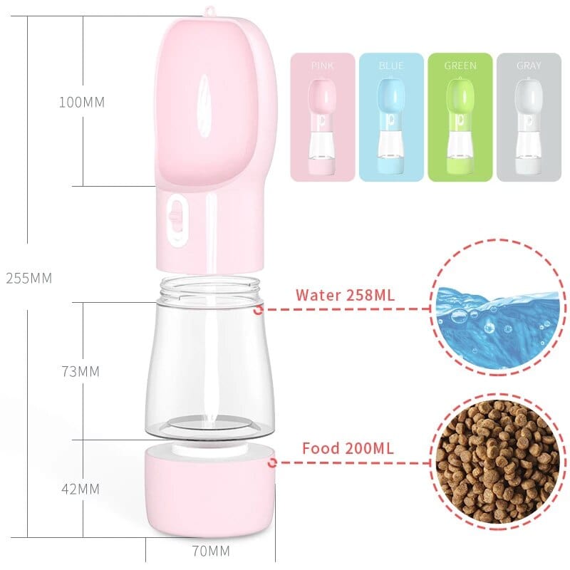 Travel Pet Food and Water Container and Bowl - Premium Pet products - Just €24.95! Shop now at San Rocco Italia