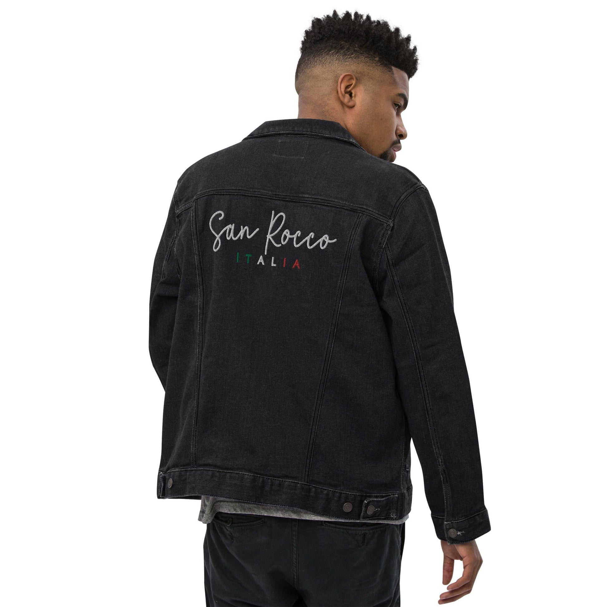 San Rocco Italia embroidered denim jacket - unisex -  - San Rocco Italia