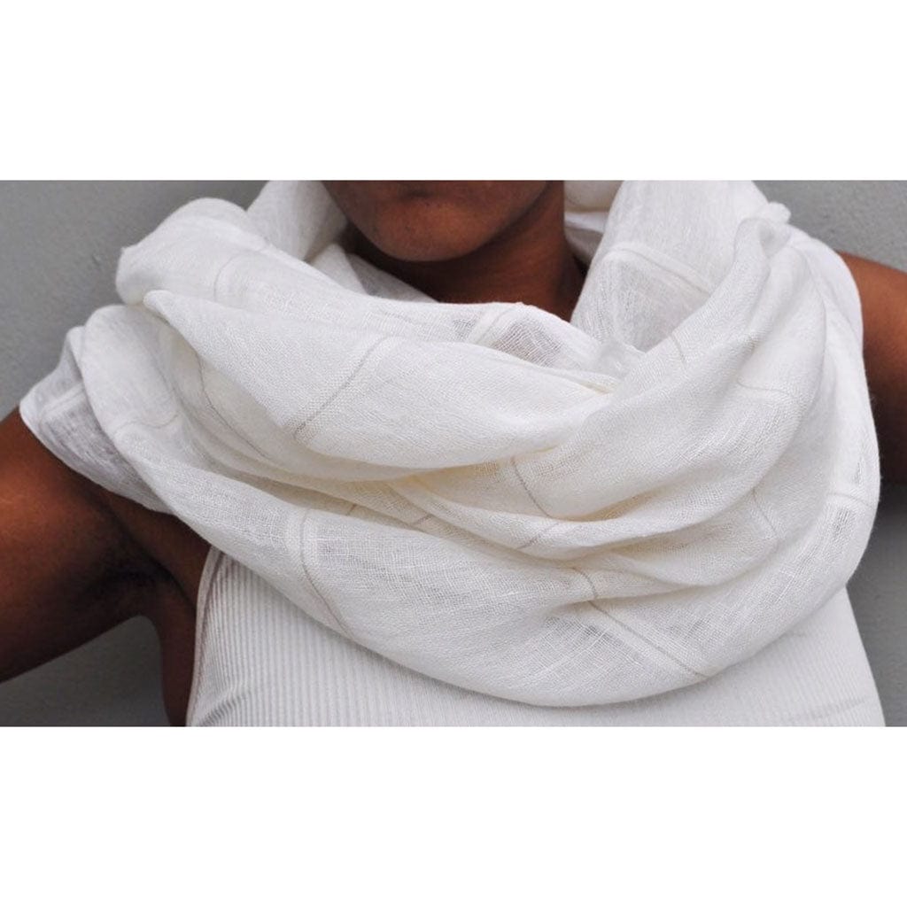 Cotton Scarf Wrap Snow White Scarf Gauze Muslin Scarf Fashion