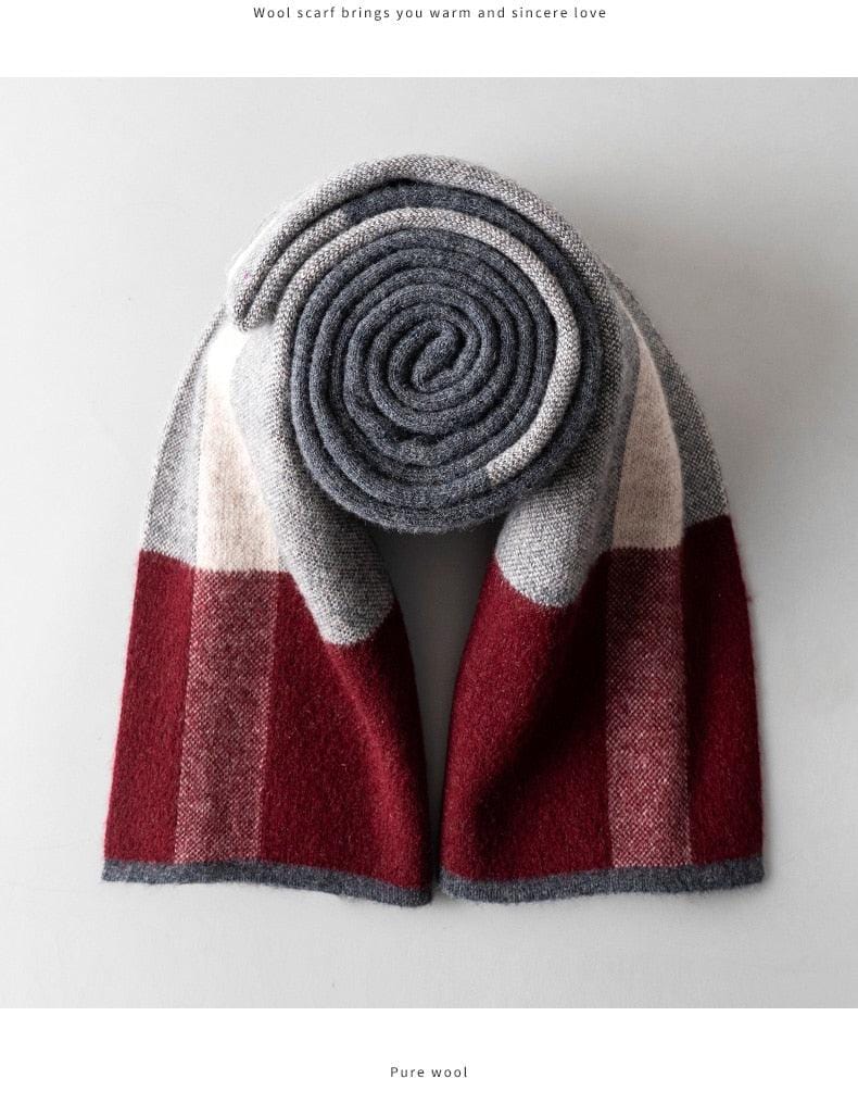Long 100% Wool Scarf - Premium Scarves - Shop now at San Rocco Italia