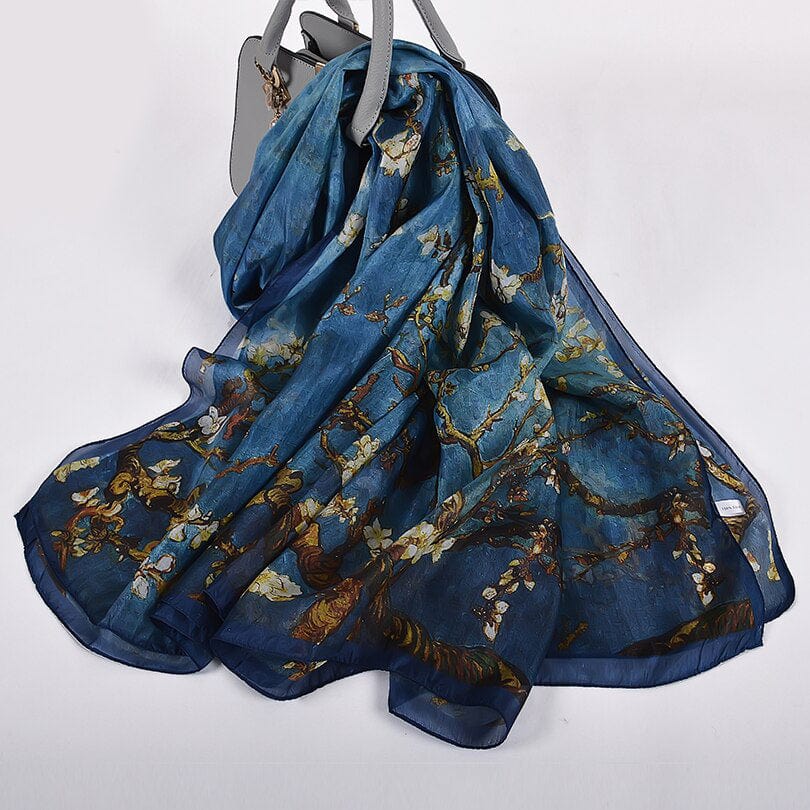 Sheer Genuine Mulberry Silk Scarves | 175 x 110 cm (approx. 69 x 43 inches) - scarves - San Rocco Italia