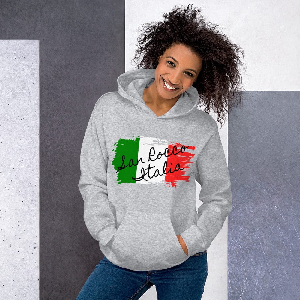 San Rocco Italia Hoodie with the Italian Flag - Premium Shirts & Tops - Shop now at San Rocco Italia