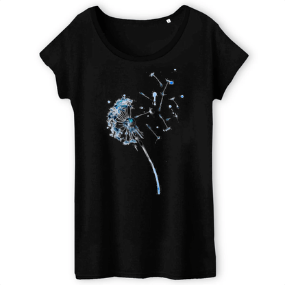Blue Dandelion Women's T-Shirt - 100% organic - Premium T-shirt Femme BandC - TW043 - DTG - Shop now at San Rocco Italia