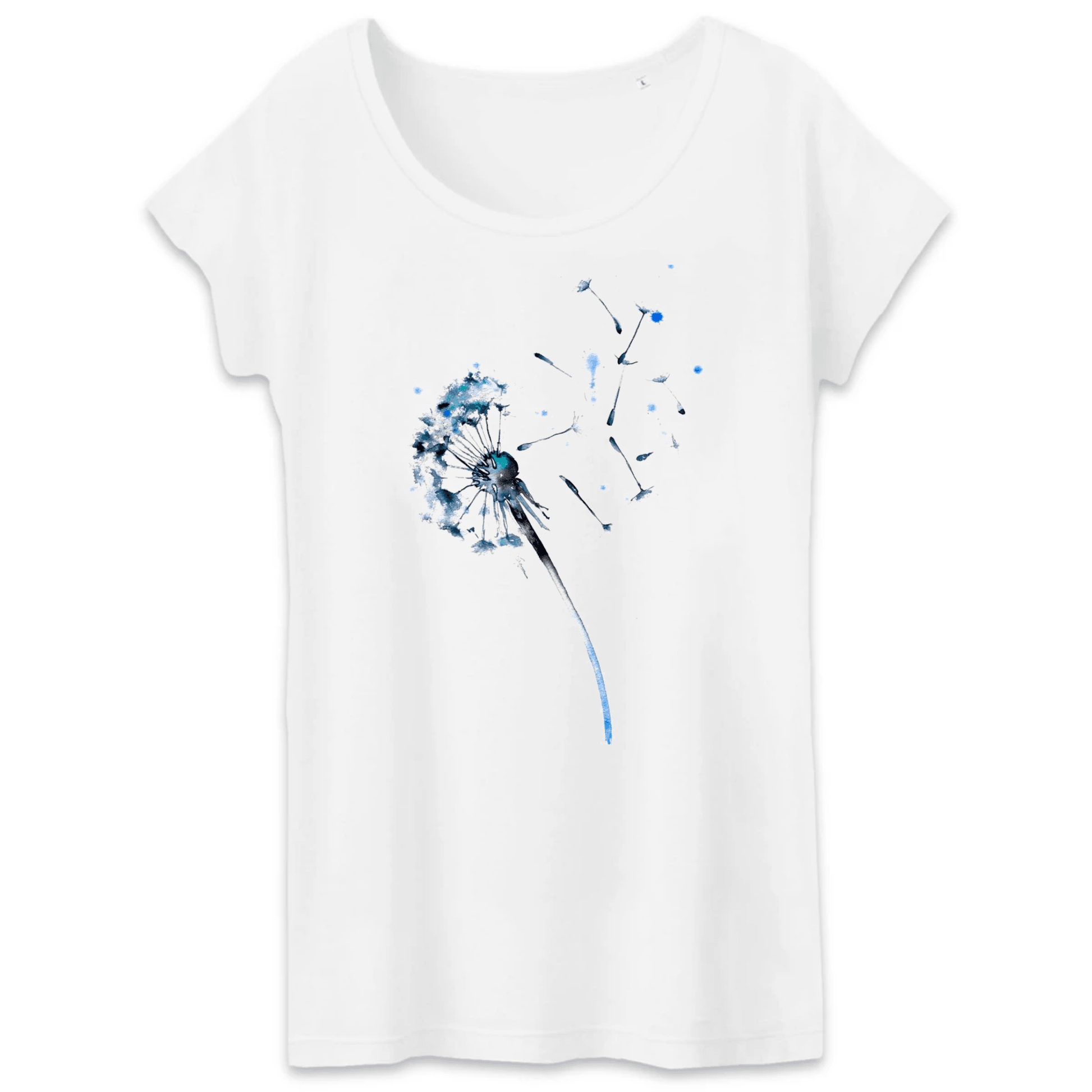 Blue Dandelion Women's T-Shirt - 100% organic - Premium T-shirt Femme BandC - TW043 - DTG - Shop now at San Rocco Italia