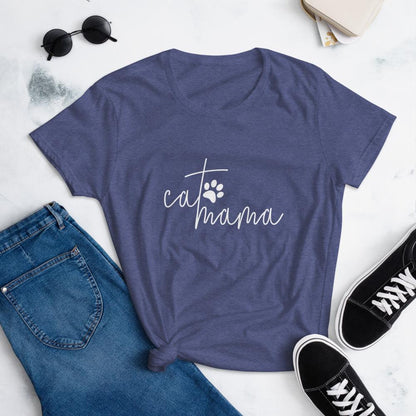Cat Mama Women's Short Sleeve T-Shirt - Premium T-Shirts - Just €34.95! Shop now at San Rocco Italia