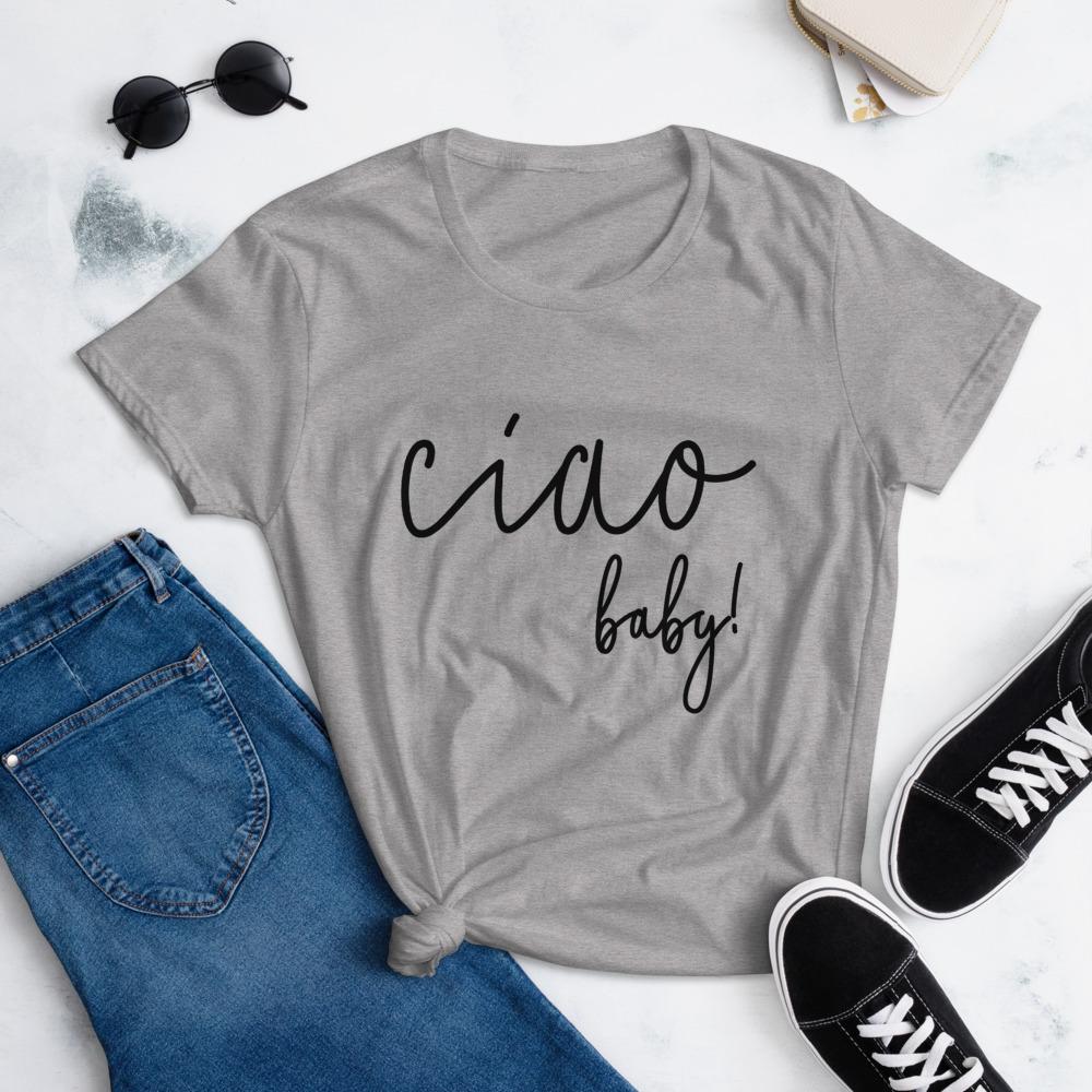 Ciao Baby! Women's Short Sleeve T-Shirt - Premium T-Shirts - Just €34.95! Shop now at San Rocco Italia