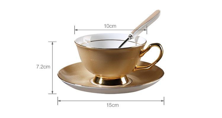 Cup, Saucer and Spoon Sets - Fine Bone China - Premium Tableware - Shop now at San Rocco Italia