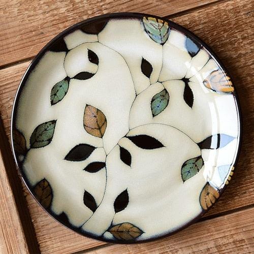 Hand-painted ceramic floral plates - 20.3-22.2 cm (approx. 8-8.74") - Premium Tableware - Shop now at San Rocco Italia