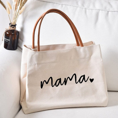 Mama Soft Canvas Tote Bag for Women - Premium Totes - Just €28.95! Shop now at San Rocco Italia