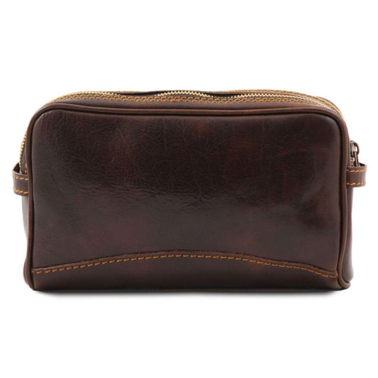 Travel leather accessories Igor - Leather toiletry bag | TL140850 San Rocco Italia