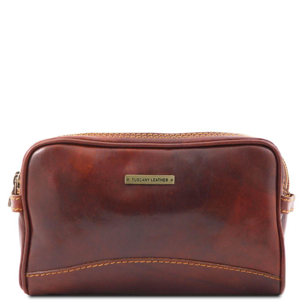 Igor - Leather toiletry bag | TL140850 - Premium Travel leather accessories - Shop now at San Rocco Italia