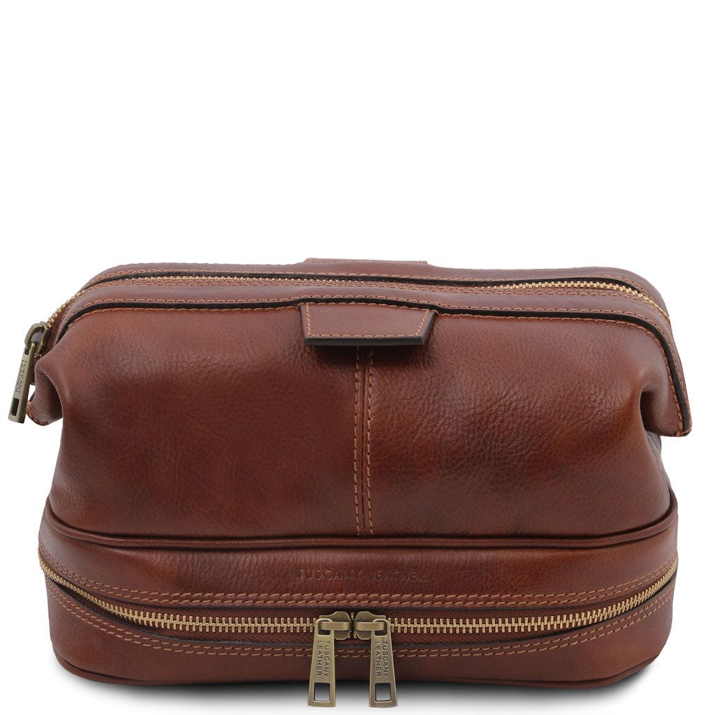 Jacob - Leather toiletry bag | TL142204 - Premium Travel leather accessories - Shop now at San Rocco Italia