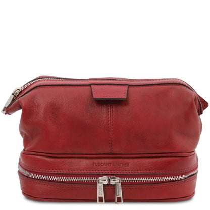 Jacob - Leather toiletry bag | TL142204 - Premium Travel leather accessories - Shop now at San Rocco Italia