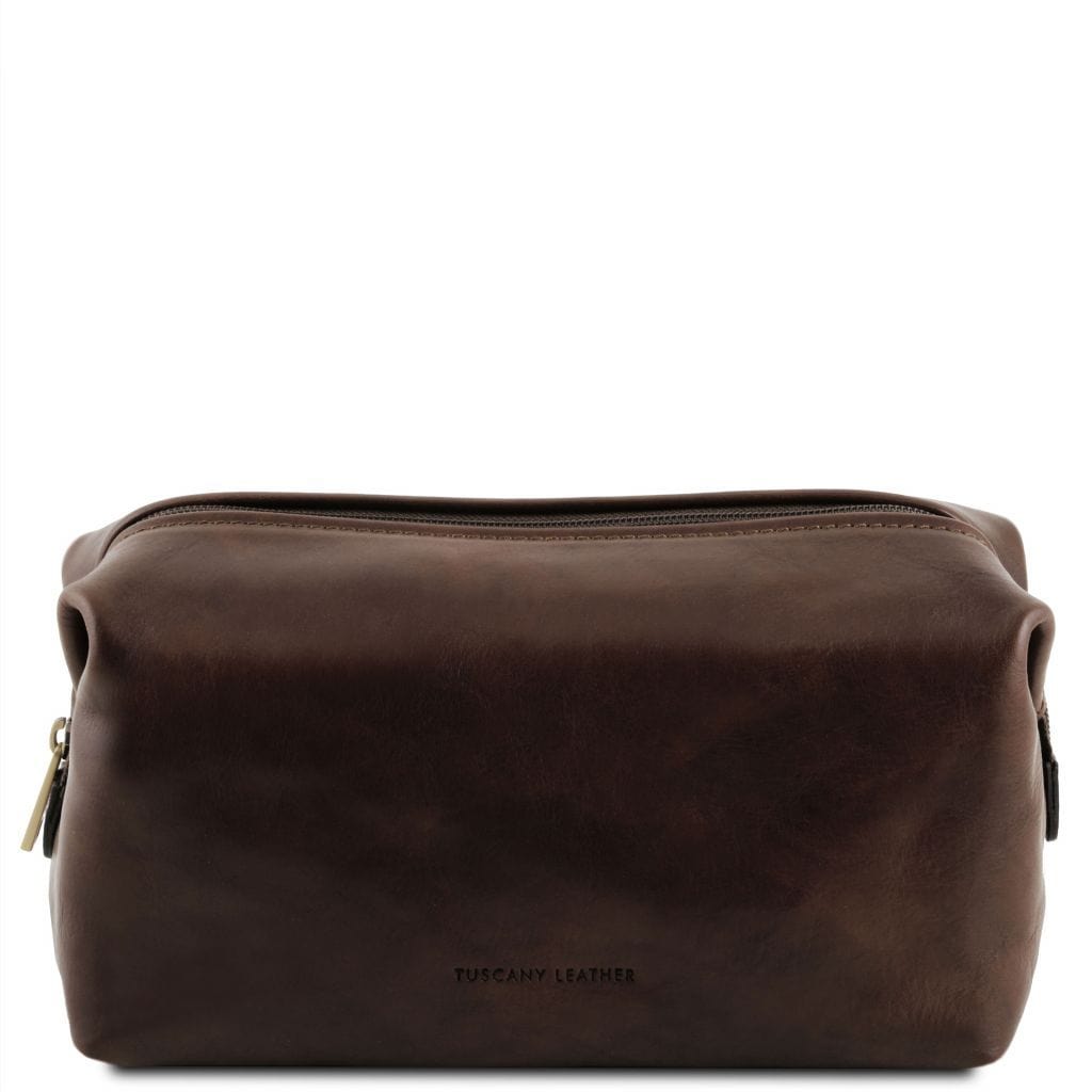 Smarty - Leather toiletry bag - Small size | TL141220 - Premium Travel leather accessories - Shop now at San Rocco Italia