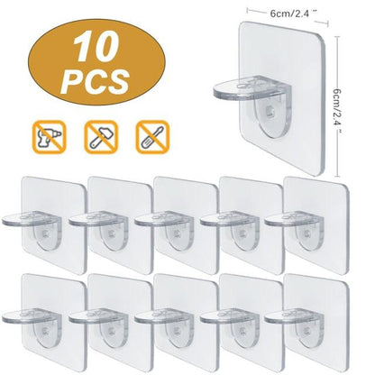 Adhesive Wall Hooks | 10 pieces - Premium Wall hooks - Shop now at San Rocco Italia