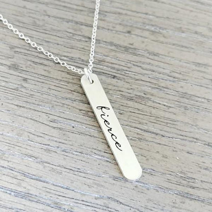 Fierce Vertical Bar Necklace - Premium Women - Jewelry - Necklaces - Just €37.95! Shop now at San Rocco Italia